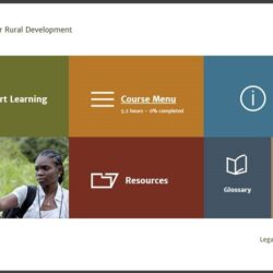 E-learning course on Communication for Rural Development