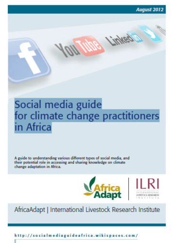 Social Media Guide for Climate Change Practitioners in Africa