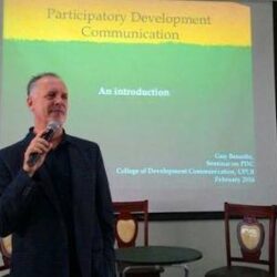 Lecture on participatory development communication by Guy Bessette