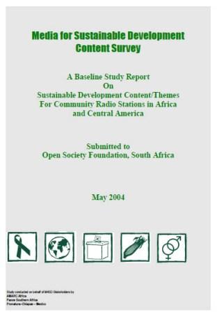 Sustainable Development Content for Community Radio Stations in Africa
