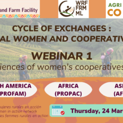 Webinar Invitation: Cycle of Exchanges: Rural Women and Cooperativism (24 March 2022)