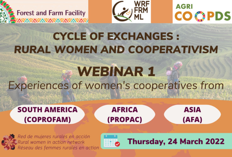 Webinar Invitation: Cycle of Exchanges: Rural Women and Cooperativism (24 March 2022)