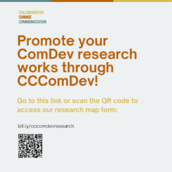 Promote your research works with CCComDev!