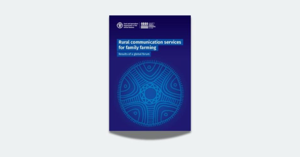 Rural Communication Services empower family farmers globally – UN-FAO report