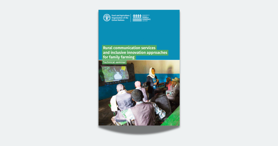 New UN-FAO report maps out key RCS strategies
